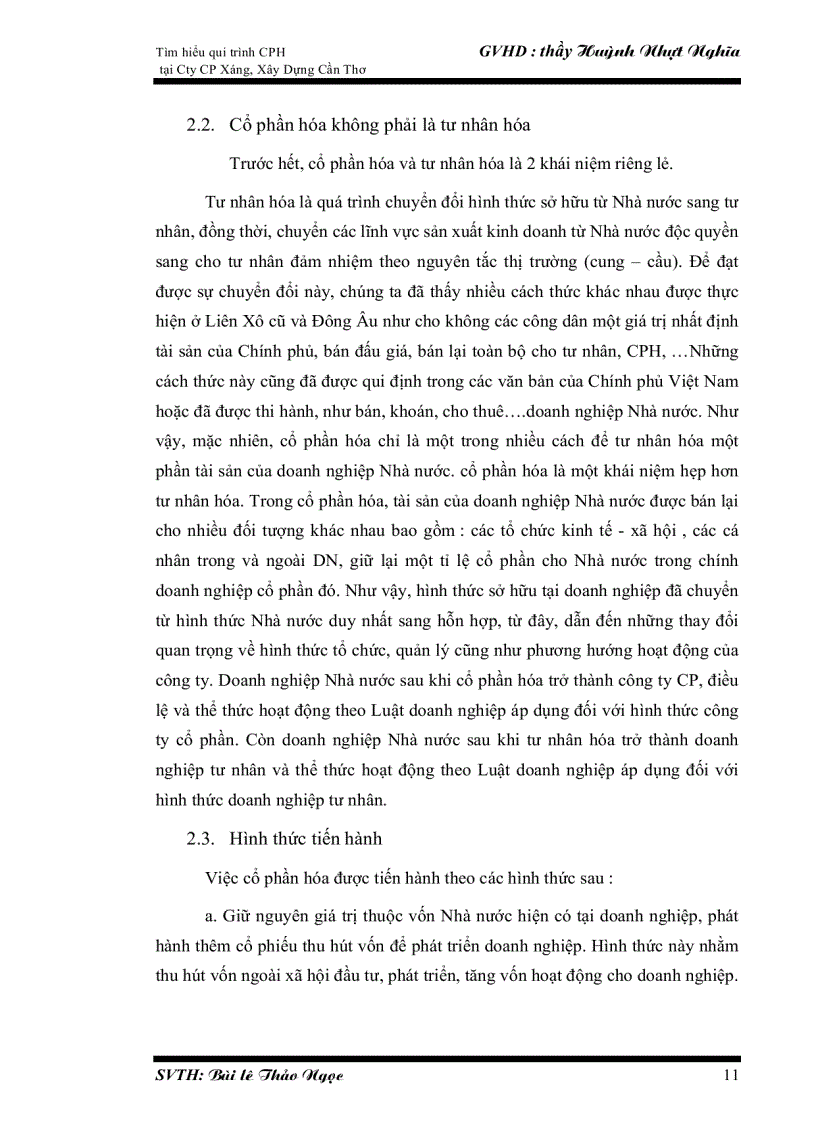 image for page Quy trình CPH DNNN tại công ty