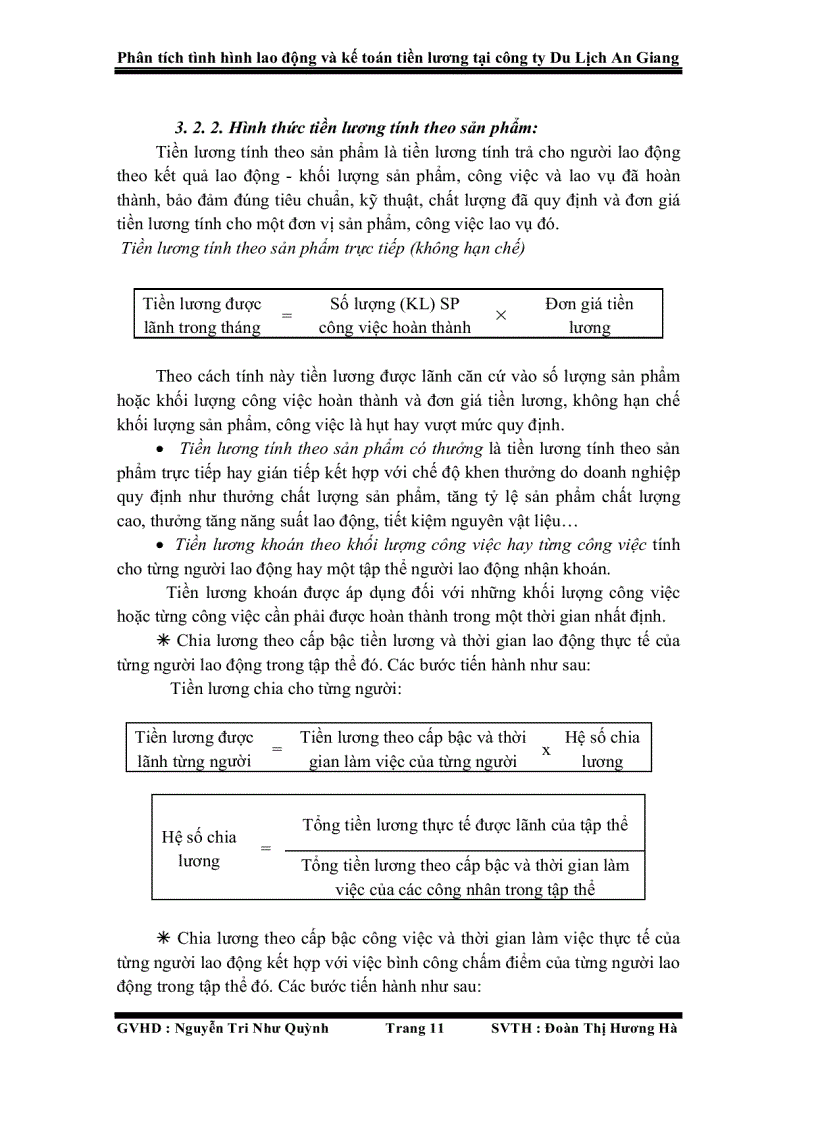 image for page Phân tích tình hình lao động và kế toán tiền lương tại công ty du lịch
