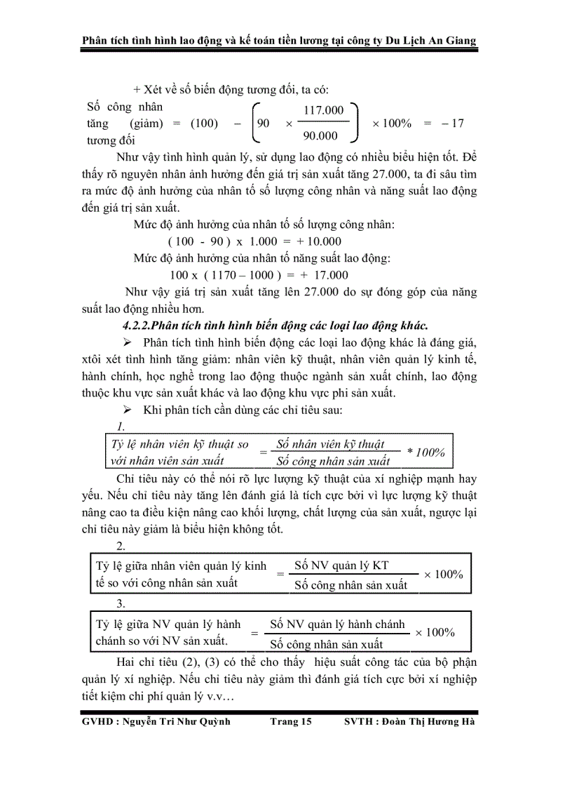 image for page Phân tích tình hình lao động và kế toán tiền lương tại công ty du lịch