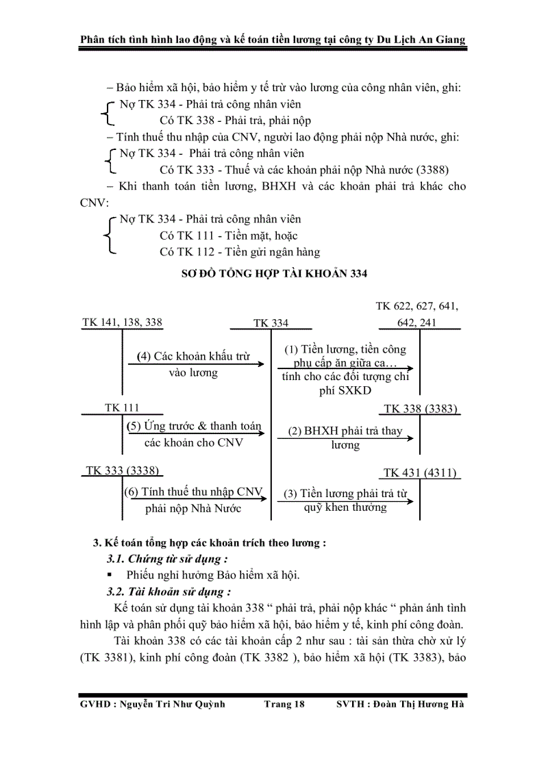image for page Phân tích tình hình lao động và kế toán tiền lương tại công ty du lịch