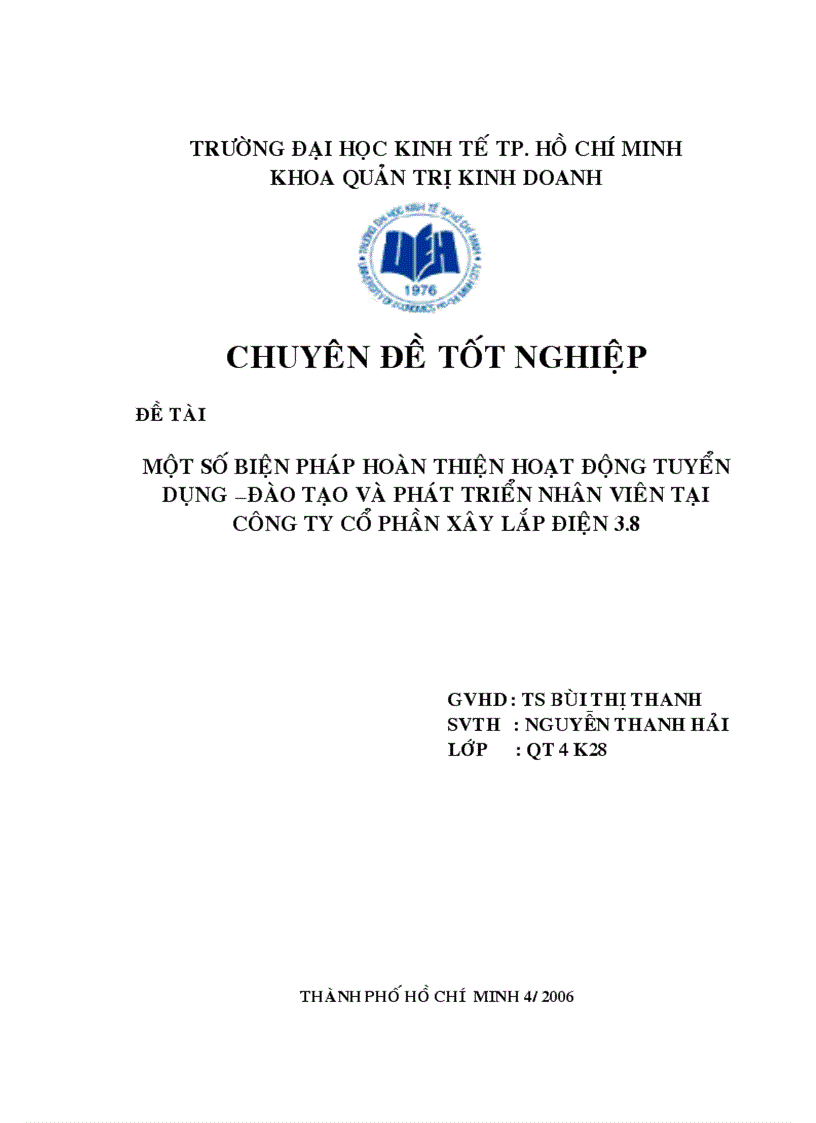 image for page Biện pháp hoàn thiện hoạt động tuyển dụng đào tạo nhân viên tại công ty