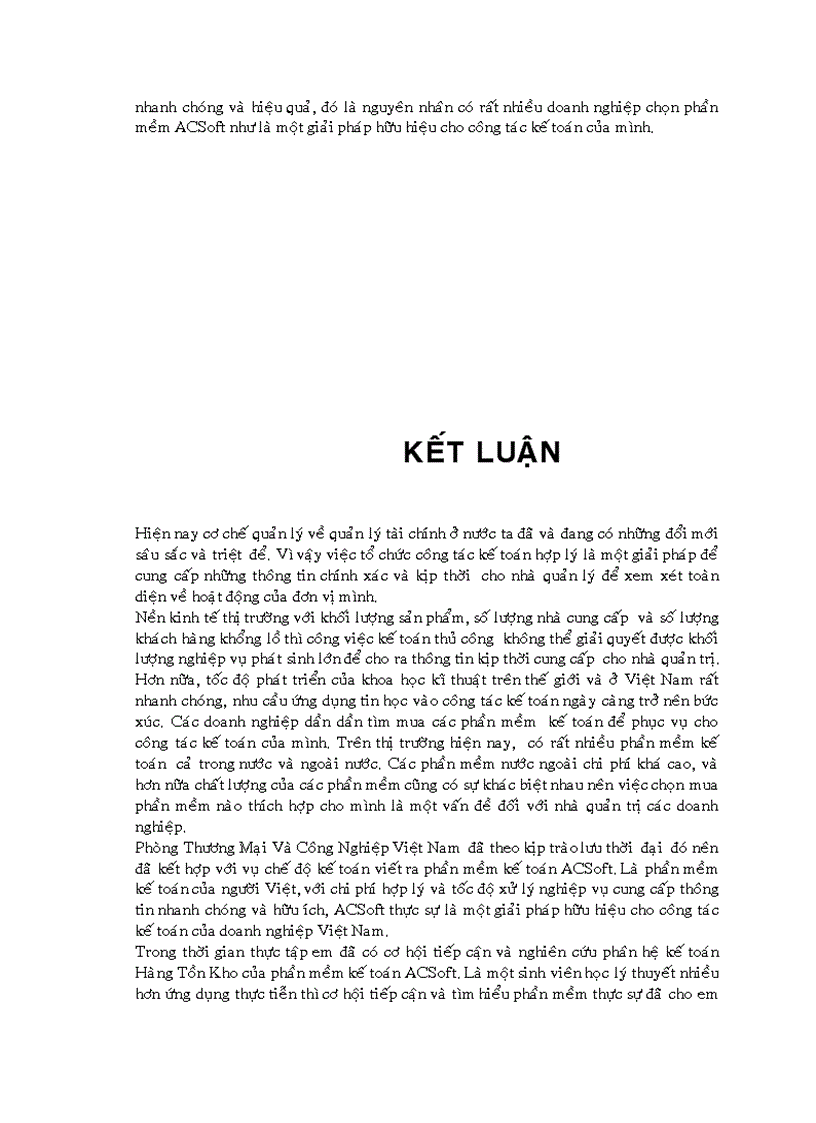 image for page Tìm hiểu và đánh giá kế toán hàng tồn kho của phần mềm kế toán acsoft do phòng thương mại và công nghiệp việt nam cung cấp