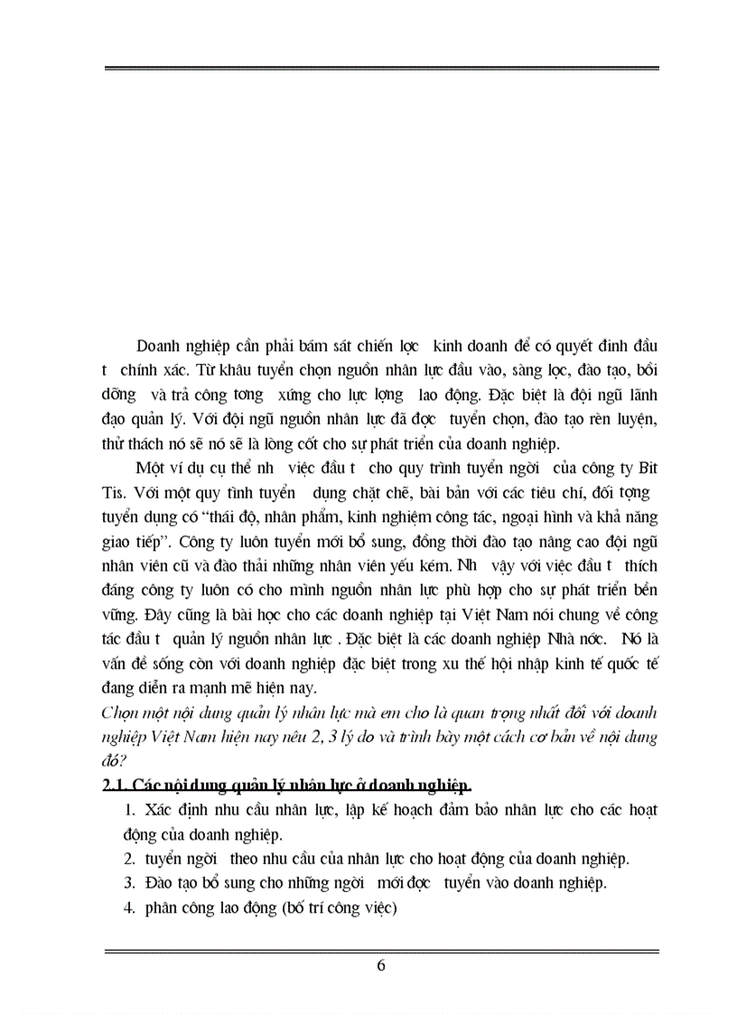 image for page Quản lý nguồn nhân lực của doanh nghiệp trong nền kinh tế thị trường