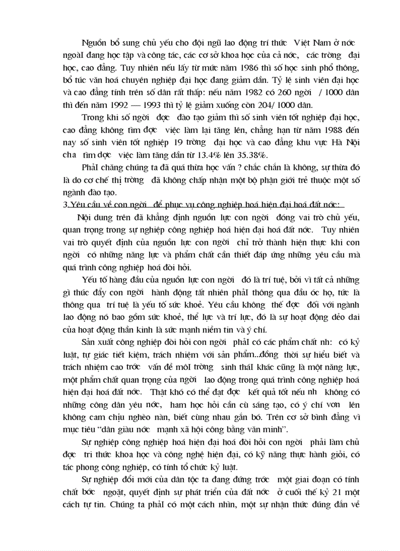 image for page Nguồn lực con người trong sự nghiệp Công nghiệp hoá hiện đại hoá ở việt nam