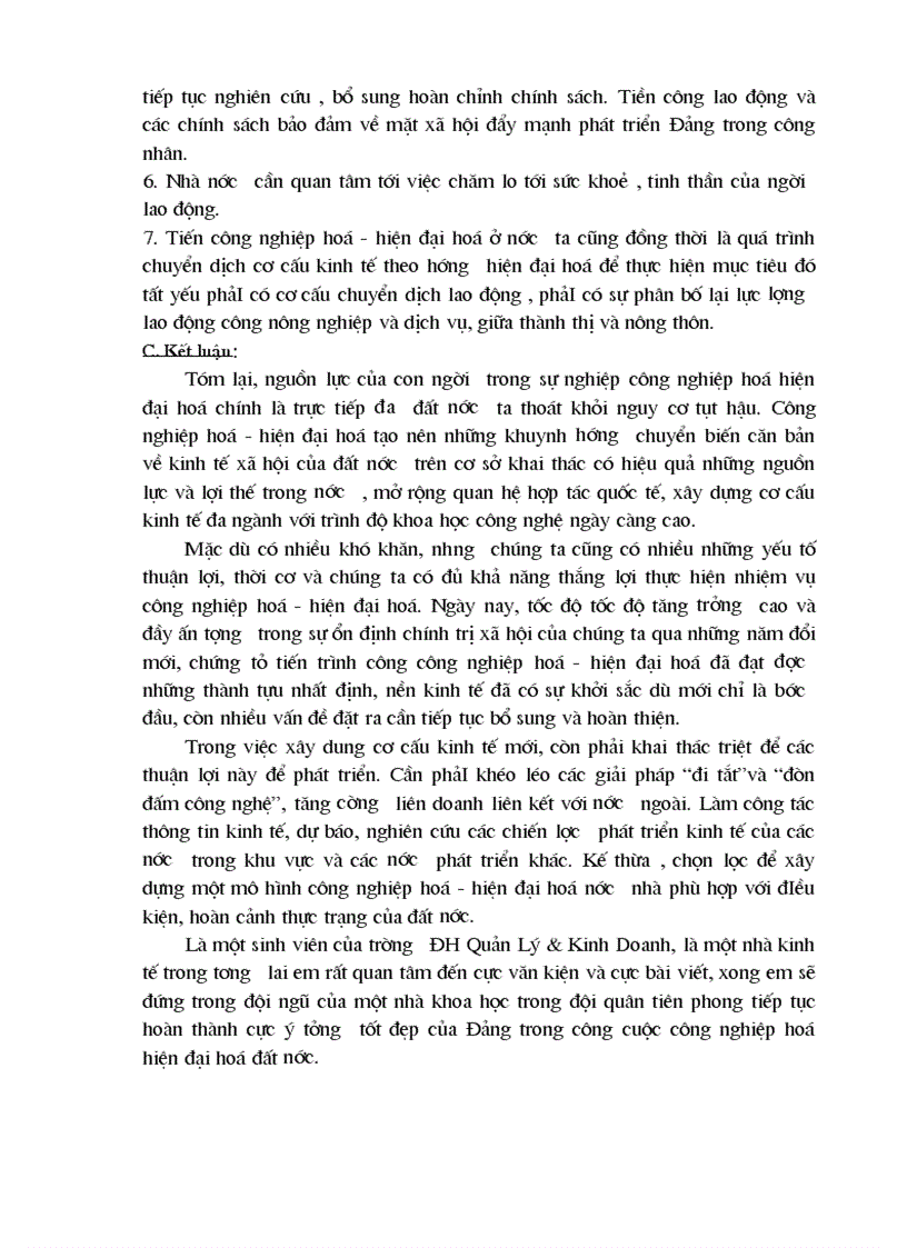 image for page Nguồn lực con người trong sự nghiệp Công nghiệp hoá hiện đại hoá ở việt nam