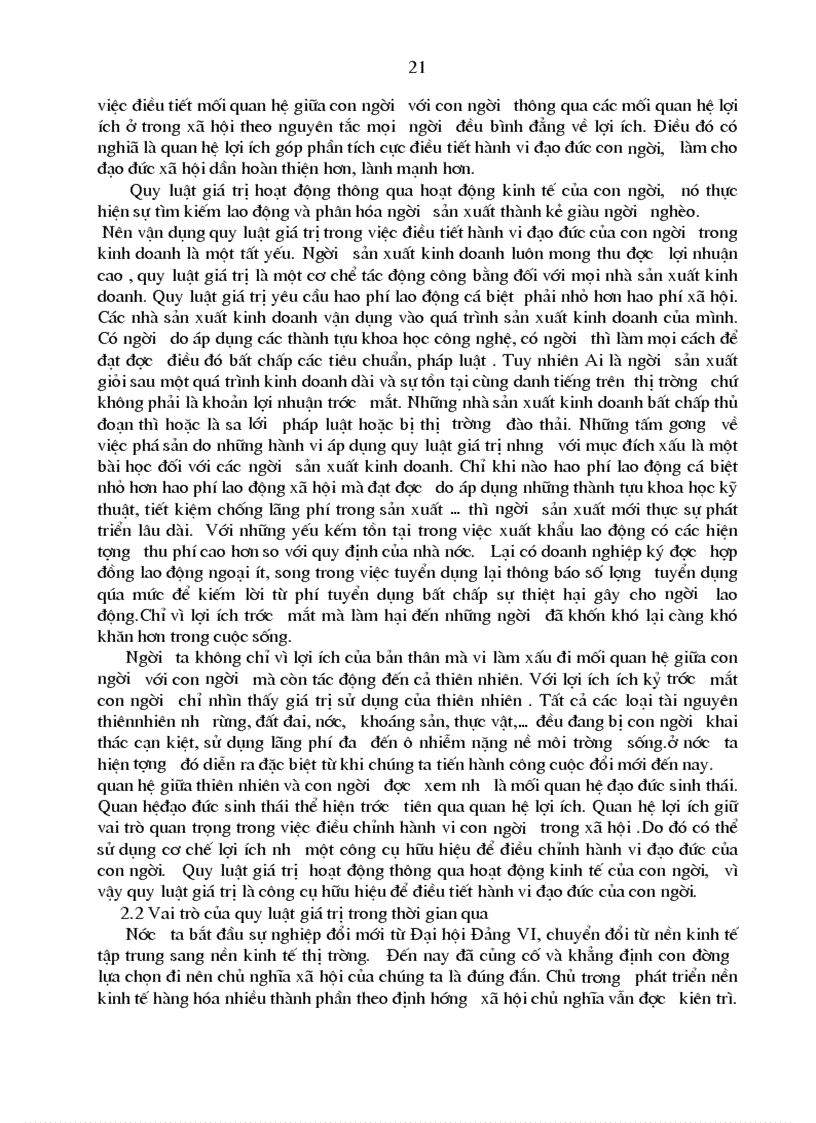 image for page Sự vận dụng quy luật giá trị và vai trò của nó trong nền kinh tế nước ta trong thời gian qua một số giải pháp cơ bản nhằm vận dụng tốt quy luật giá trị ở việt nam