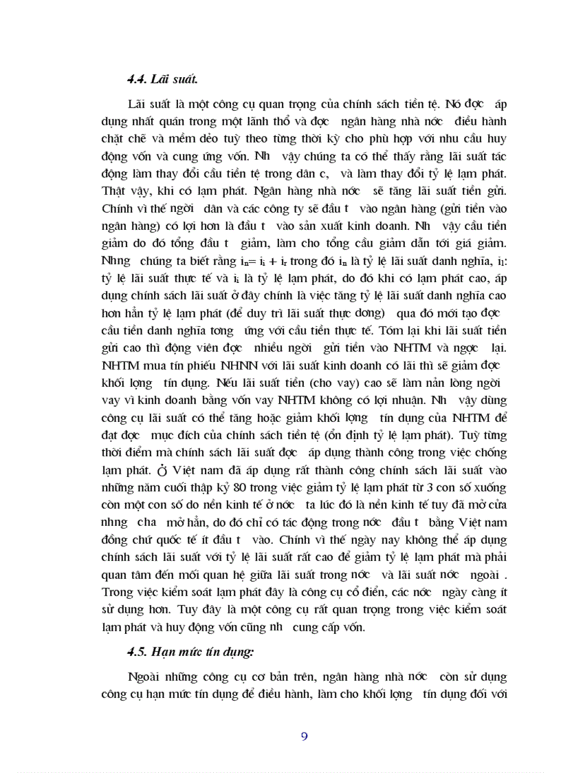 image for page Sử dụng chính sách tiền tệ nhằm kiểm soát lạm phát 1