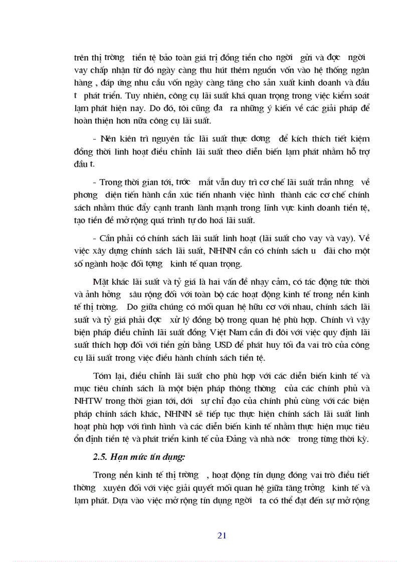 image for page Sử dụng chính sách tiền tệ nhằm kiểm soát lạm phát 1