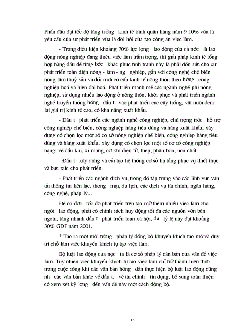 image for page Giải pháp và tạo công ăn việc làm 1