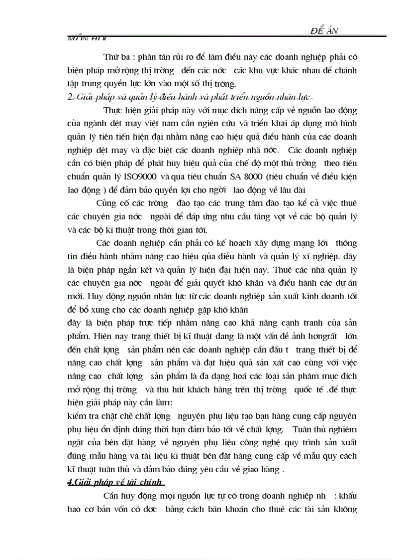 image for page Những biện pháp nhằm nâng cao khả năng cạnh tranh của ngành dệt may Việt Nam