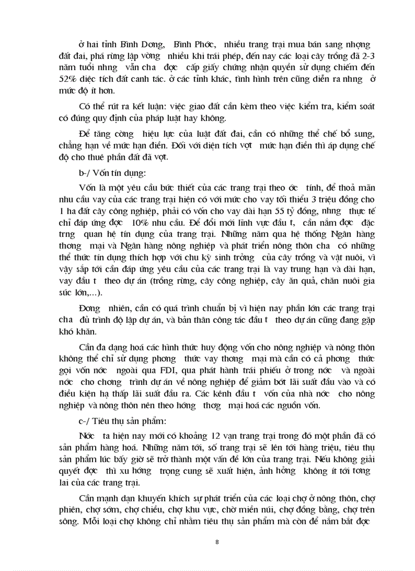 image for page Một số vấn đề liên quan đến kinh tế trang trại ở nước ta hiện nay