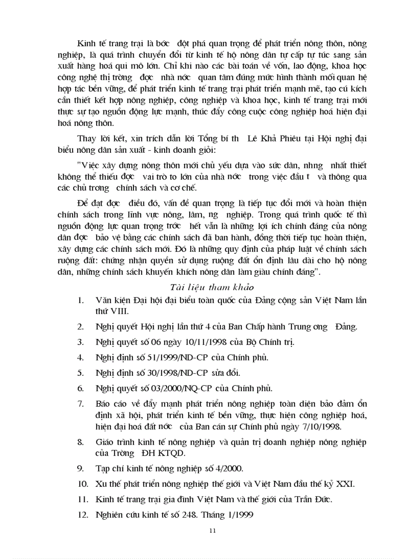 image for page Một số vấn đề liên quan đến kinh tế trang trại ở nước ta hiện nay