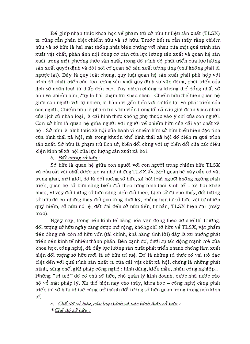 image for page Vai trò của chế độ sở hữu đối với sự hình thành và phát triển nền kinh tế thị trường định hướng XHCN ở nước ta