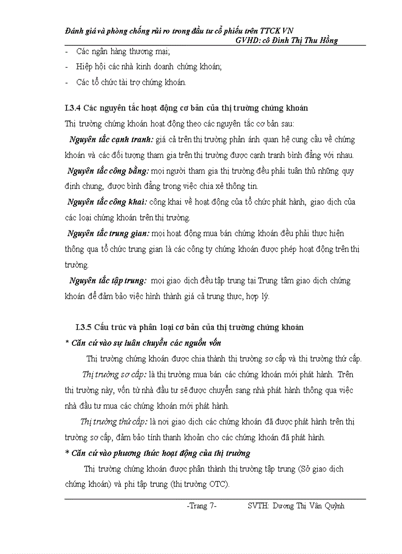 image for page Đánh giá và phòng chống rủi ro trong đầu tư cổ phiếu trên TTCK VN