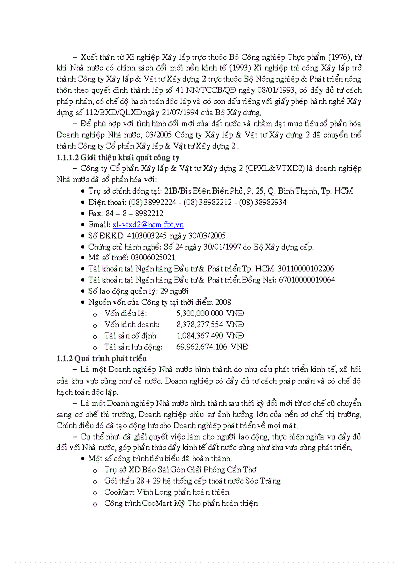 image for page Kế toán chi phí sản xuất và tính giá thành sản phẩm xây lắp tại Công ty cổ phần xây lắp vật tư xây dựng 2