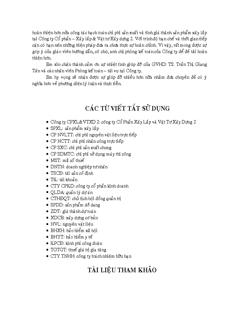 image for page Kế toán chi phí sản xuất và tính giá thành sản phẩm xây lắp tại Công ty cổ phần xây lắp vật tư xây dựng 2