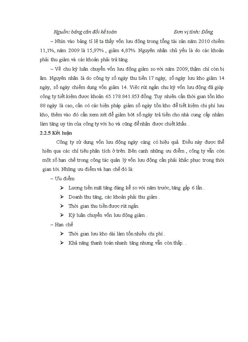image for page Giải pháp nâng cao hiệu quả sử dụng vốn lưu động tại Công ty TNHH một thành viên thương mại thời trang dệt may Việt Nam