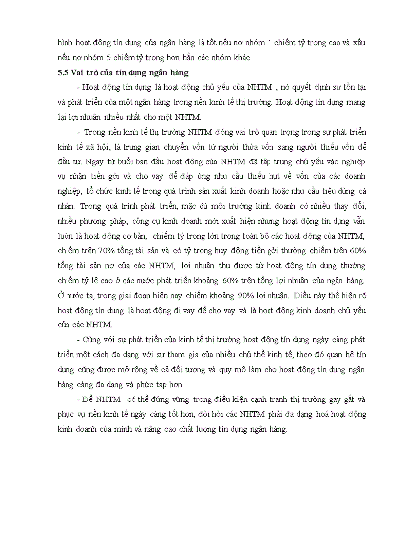 image for page Phân tích tình hình tín dụng bán lẻ tại Ngân hàng đầu tư và phát triển Việt Nam BIDV chi nhánh Bắc Sài Gòn