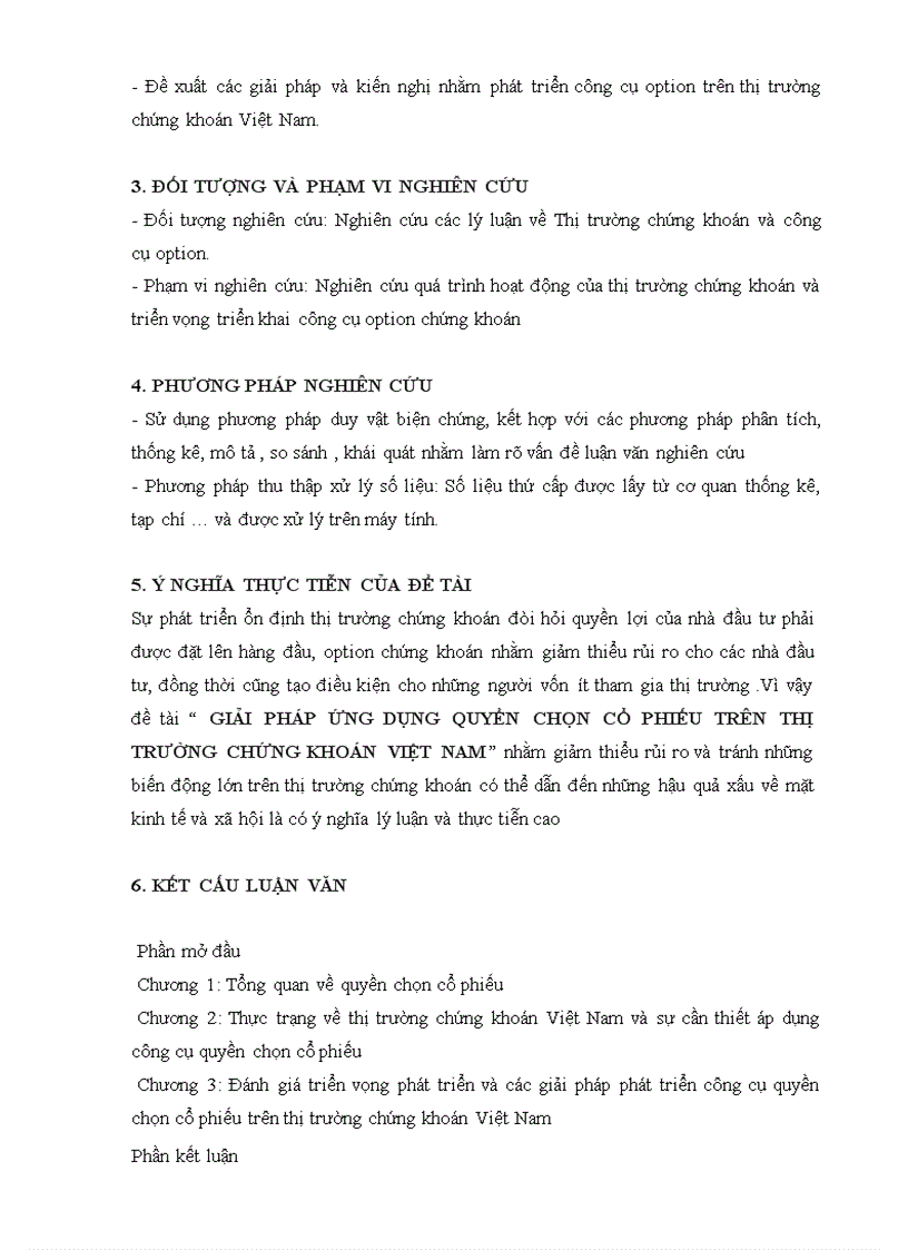 image for page Giải pháp ứng dụng quyền chọn cổ phiếu trên thị trường chứng khoán VIỆT NAM