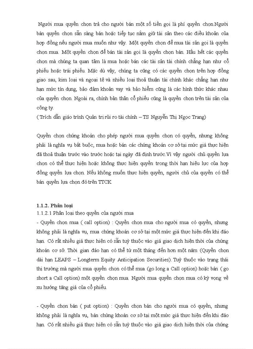 image for page Giải pháp ứng dụng quyền chọn cổ phiếu trên thị trường chứng khoán VIỆT NAM