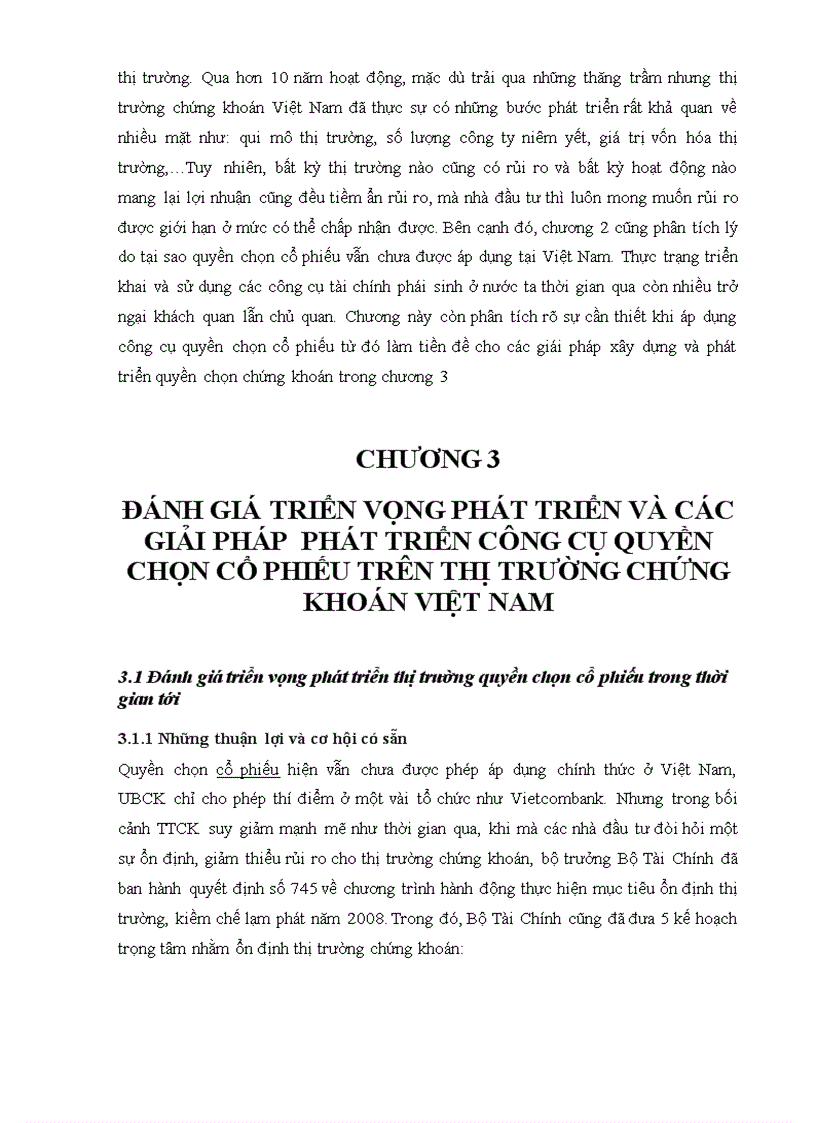 image for page Giải pháp ứng dụng quyền chọn cổ phiếu trên thị trường chứng khoán VIỆT NAM