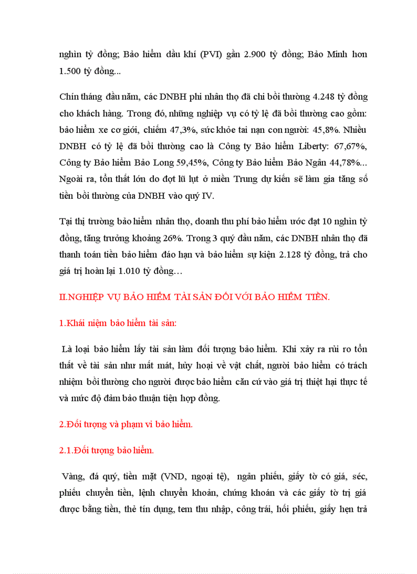 image for page Phân tích tình hình triển khai nghiệp vụ bảo hiểm tài sản đối với bảo hiểm tiền tại Công ty bảo hiểm Nhà Rồng Bảo Long