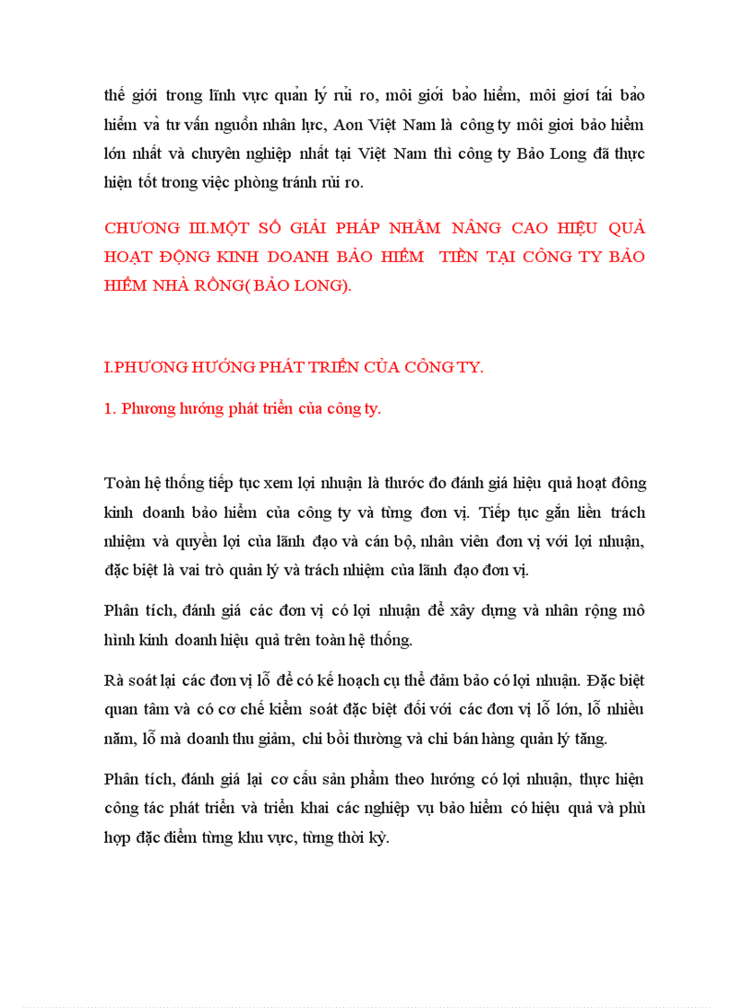 image for page Phân tích tình hình triển khai nghiệp vụ bảo hiểm tài sản đối với bảo hiểm tiền tại Công ty bảo hiểm Nhà Rồng Bảo Long