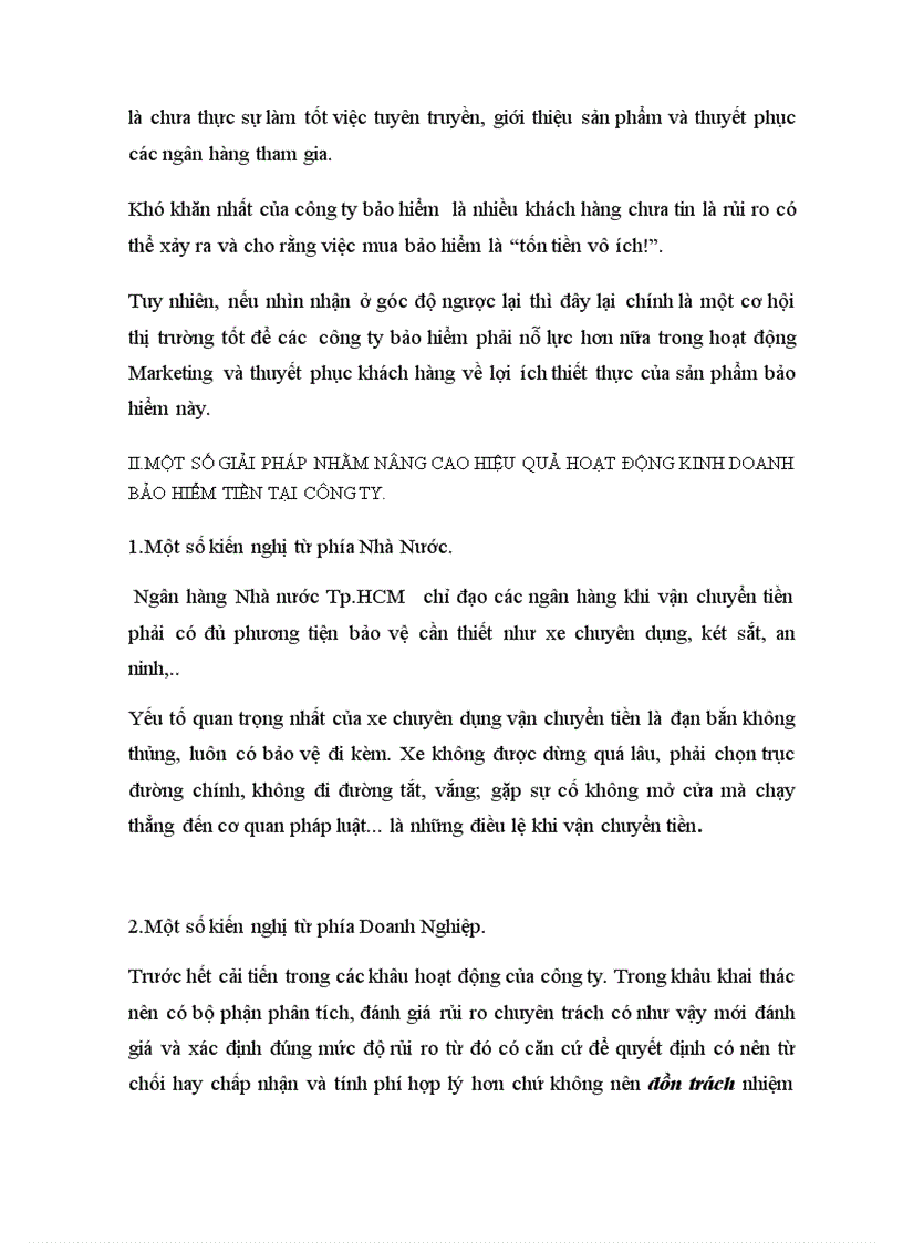 image for page Phân tích tình hình triển khai nghiệp vụ bảo hiểm tài sản đối với bảo hiểm tiền tại Công ty bảo hiểm Nhà Rồng Bảo Long