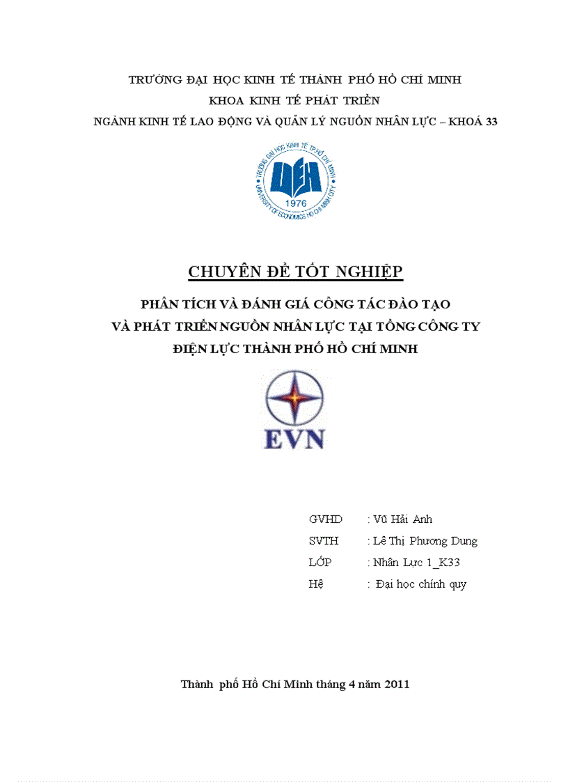 image for page Phân tích và đánh giá công tác đào tạo và phát triển nguồn nhân lực tại tổng công ty điện lực thành phố HỒ CHÍ MINH