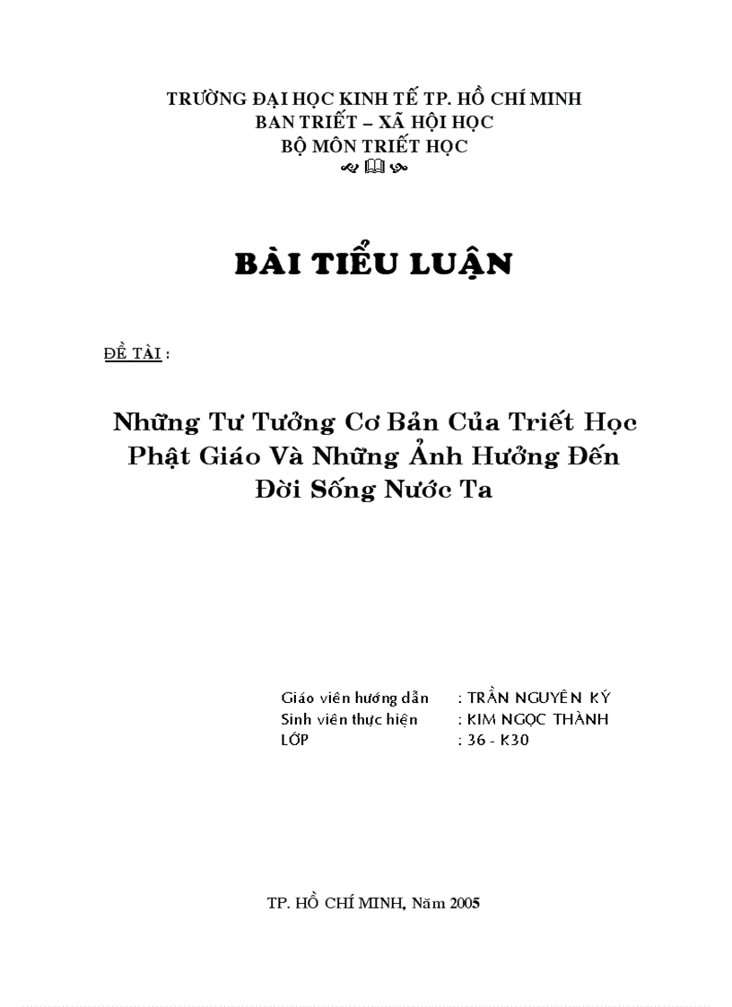 image for page Những Tư Tưởng Cơ Bản Của Triết Học Phật Giáo Và Những Ảnh Hưởng Đến Đời Sống Nước Ta