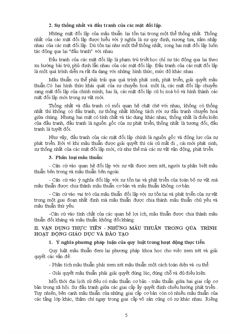 image for page Thống nhất và đấu tranh của các mặt đối lập Nội dung lý luận và vận dụng thực tiễn của Đảng ta trong công cuộc đổi mới hiện nay 1