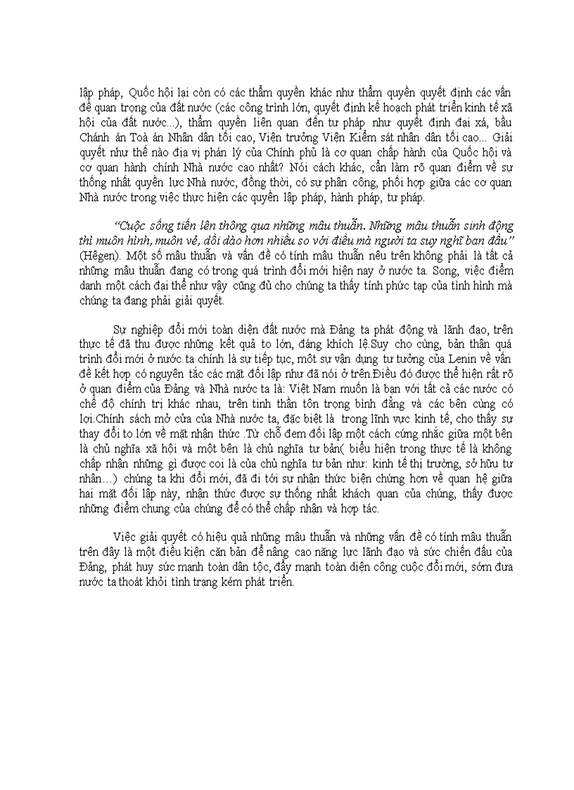 image for page Quy luật thống nhất và đấu tranh của các mặt đối lập vận dụng phân tích mâu thuẫn xã hội trong công cuộc đổi mới hiện nay ở nước ta