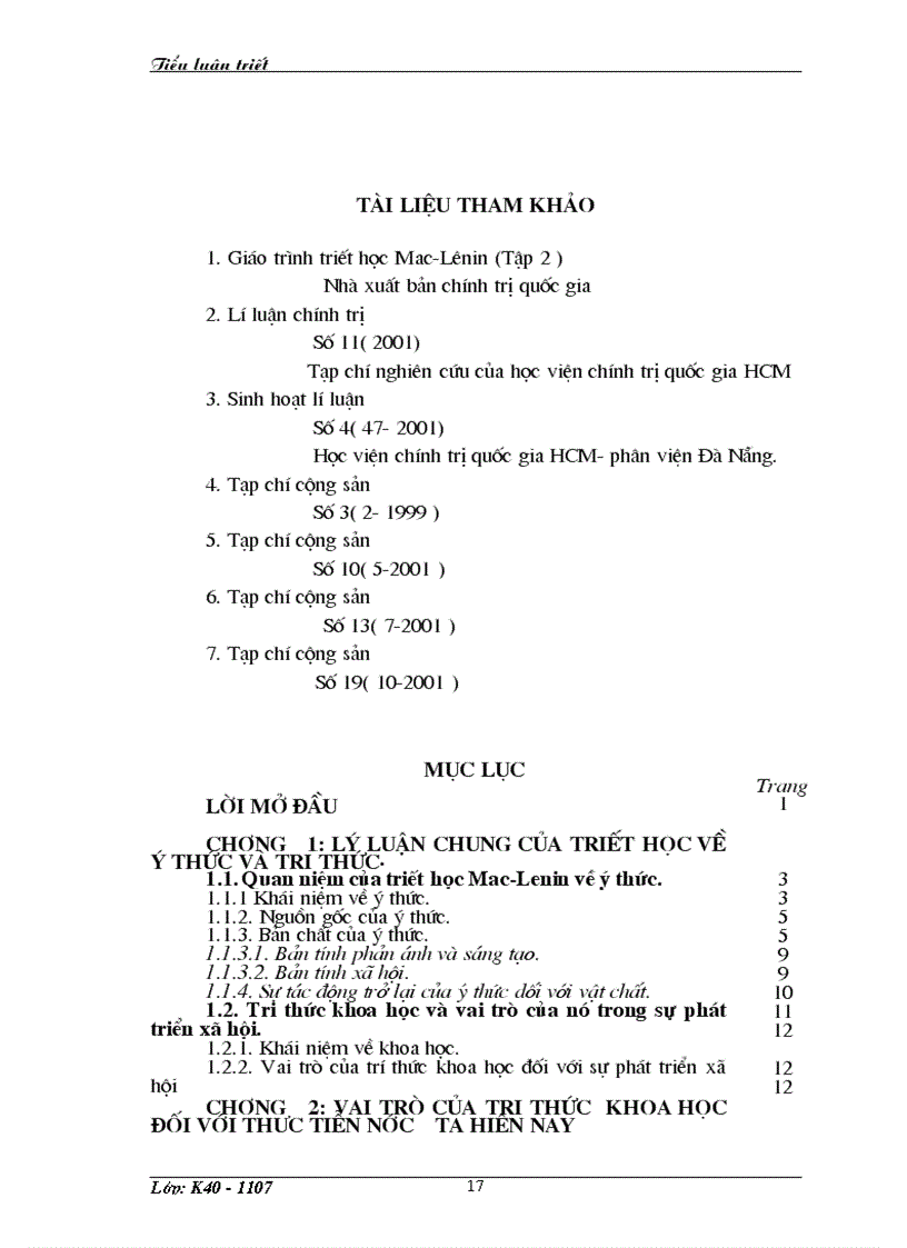 image for page Ýthức và vai trò của tri thức trong đời sống xã hội