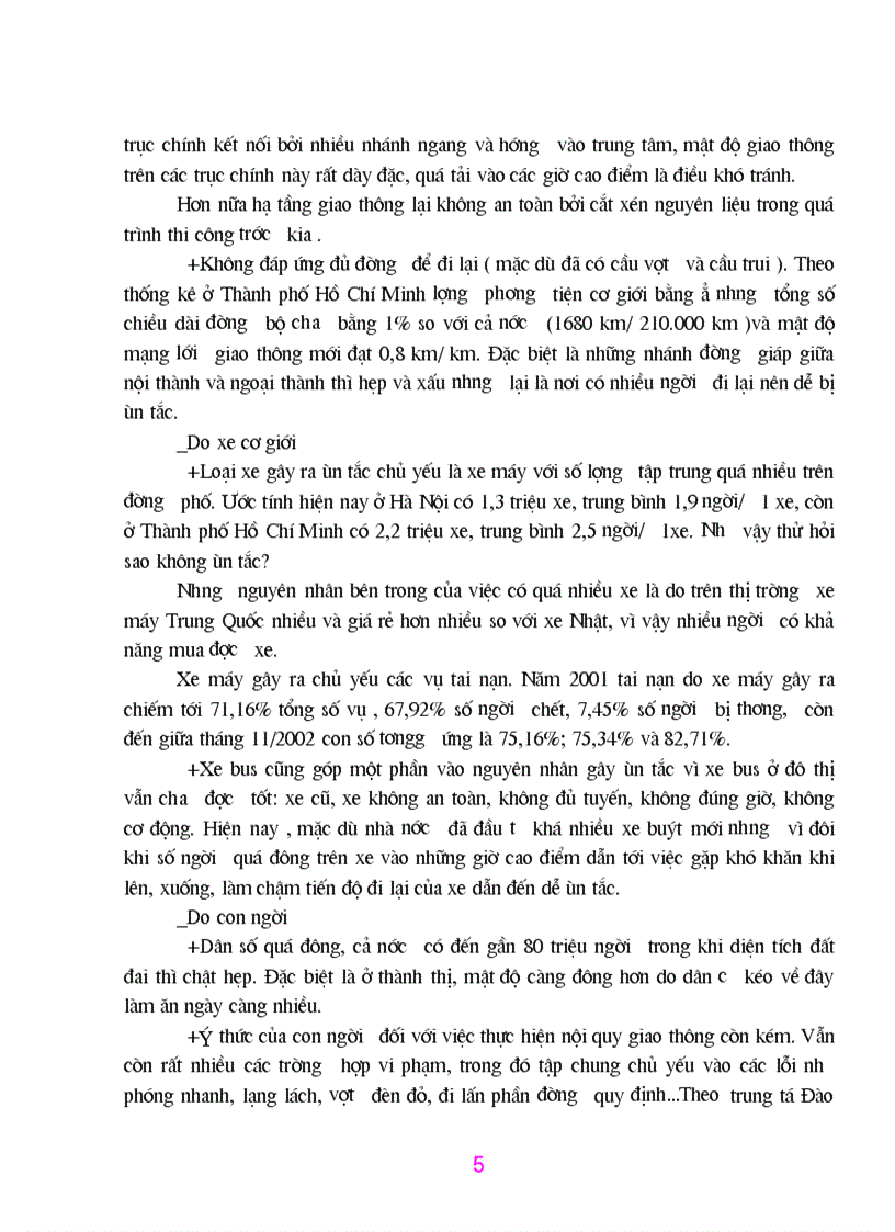 An toàn giao thông dưới góc nhìn của cặp phạm trù nguyên nhân kết quả Thực trạng nguyên nhân và giải pháp cho vấn đề giao thông 1