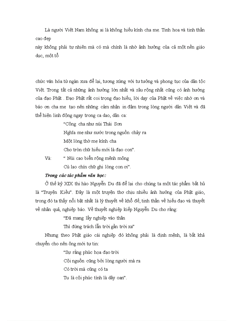 image for page Nhân sinh quan Phật giáo với một số lĩnh vực văn hóa tinh thần người Việt Nam