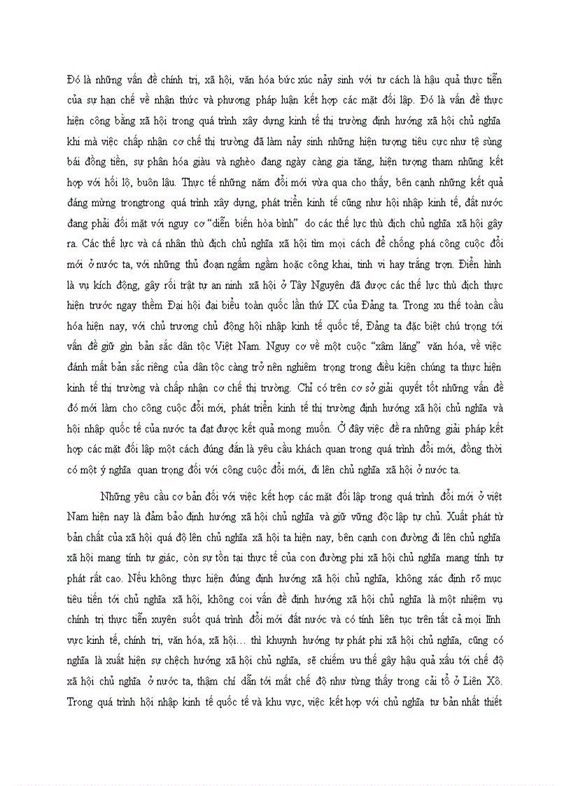 image for page Lý luận kết hợp các mặt đối lập và sự vận dụng nó trong cuộc xây dựng đất nước hôm nay