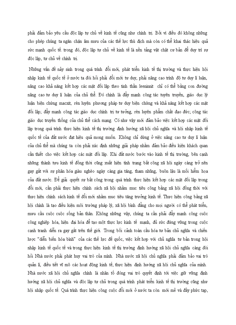 image for page Lý luận kết hợp các mặt đối lập và sự vận dụng nó trong cuộc xây dựng đất nước hôm nay