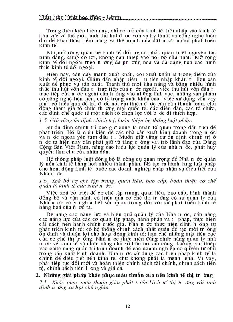 image for page Những mâu thuẫn trong nền kinh tế thị trường định hướng xã hội chủ nghĩa ở nước ta hiện nay Thực trạng và phương hướng giải quyết