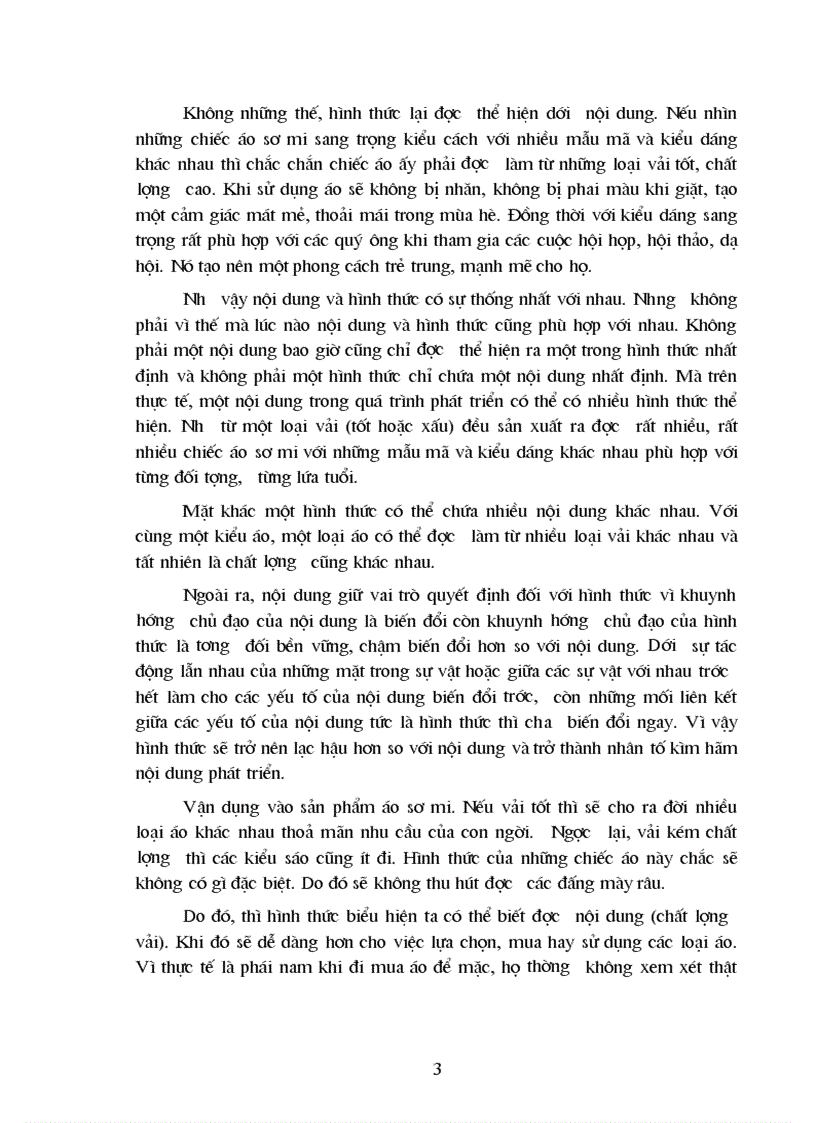 image for page Mối quan hệ giữa nội dung hình thức