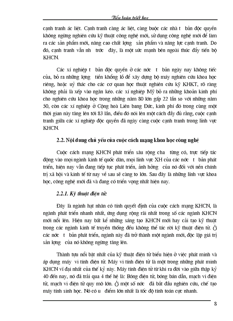 image for page Vai trò của Khoa học công nghệ trong quá trình CNH HĐH