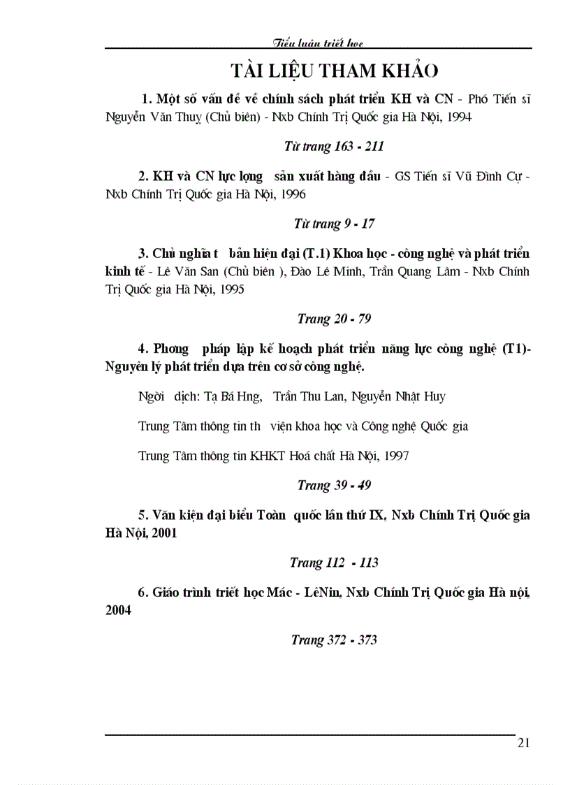 image for page Vai trò của Khoa học công nghệ trong quá trình CNH HĐH