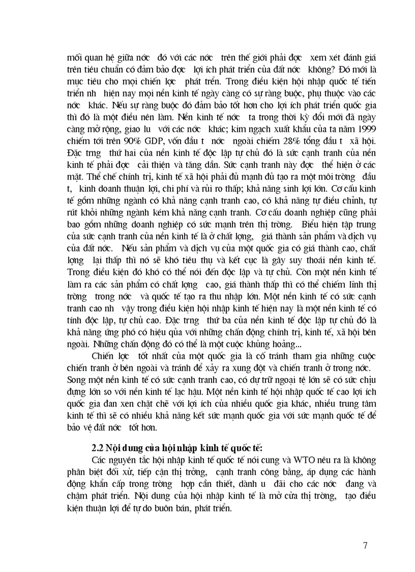 image for page Mối liên hệ giữa xây dựng nền kinh tế độc lập tự chủ với hội nhập kinh tế quốc tế 1