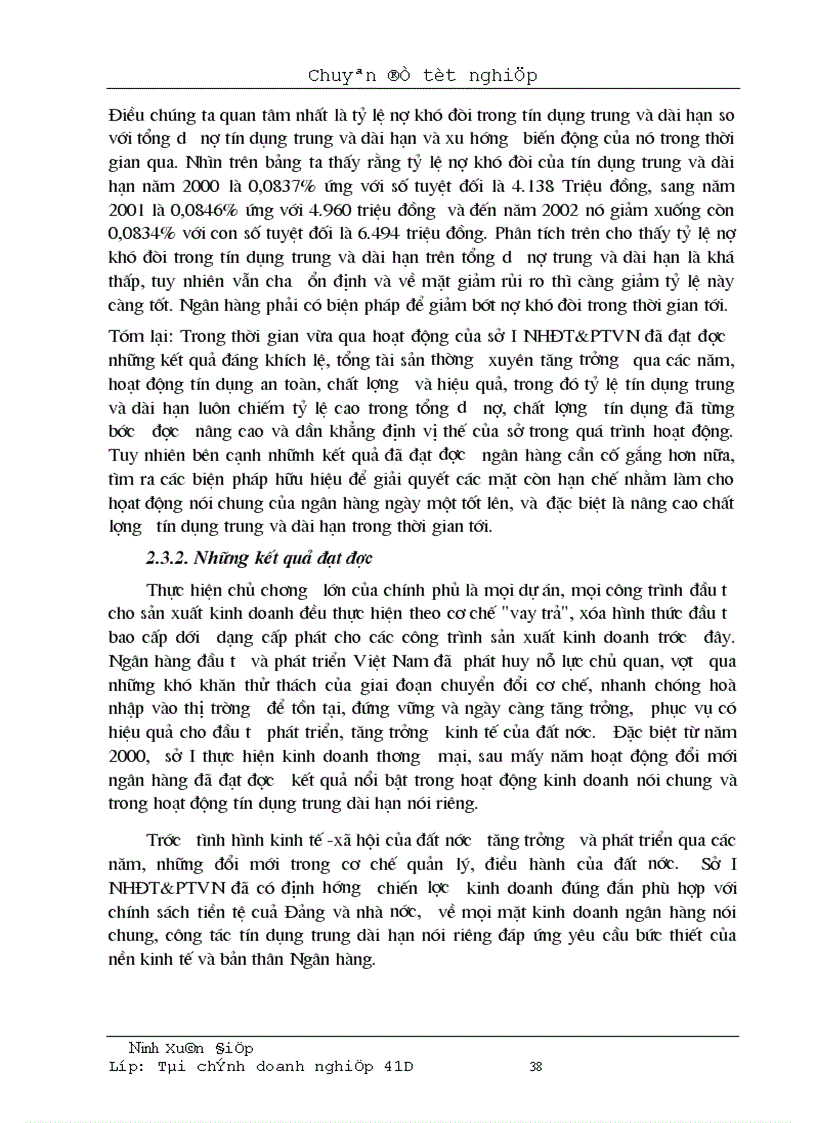 image for page Một số giải pháp nâng cao chất lượng tín dụng trung và dài hạn tại sở I ngân hàng đầu tư và phát triển việt nam 1