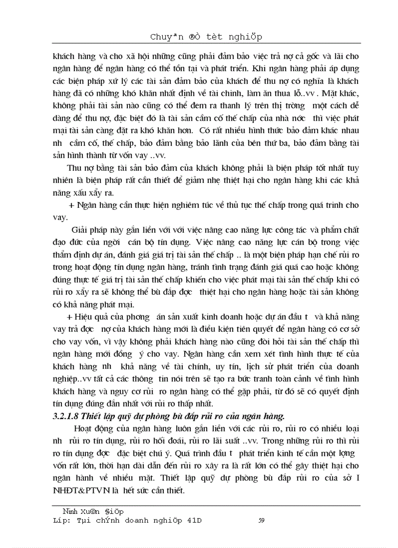 image for page Một số giải pháp nâng cao chất lượng tín dụng trung và dài hạn tại sở I ngân hàng đầu tư và phát triển việt nam 1