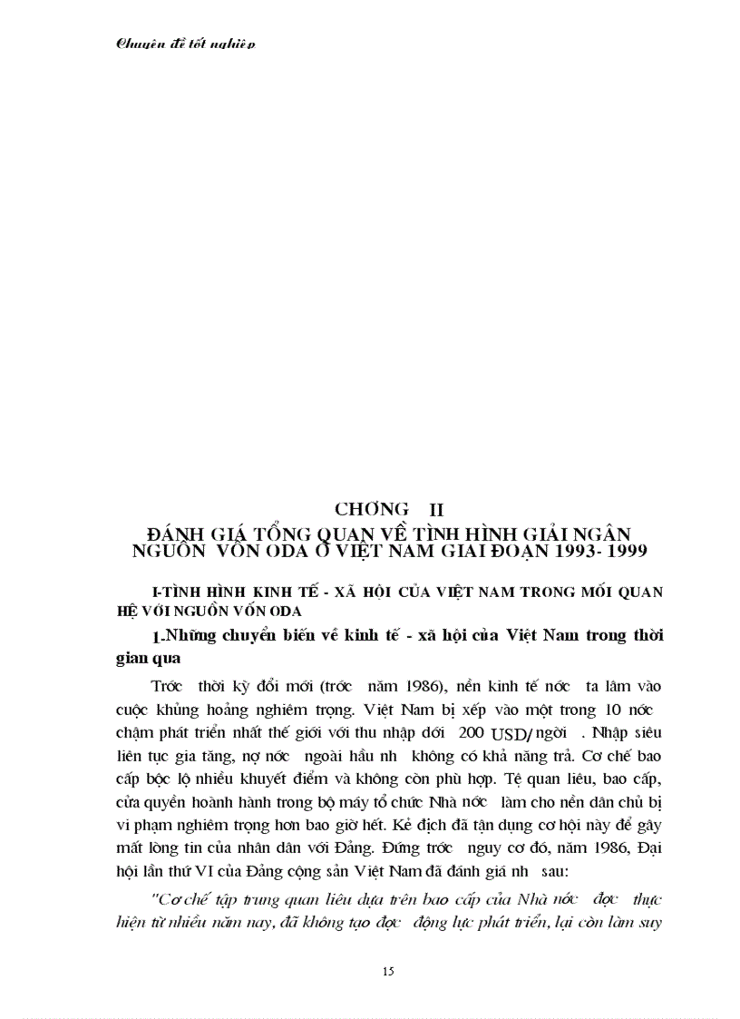 image for page Những giải pháp nhằm đẩy nhanh tiến độ giải ngân nguồn vốn hỗ trợ phát triển chính thức ODA tại Việt Nam giai đoạn 2001 2005