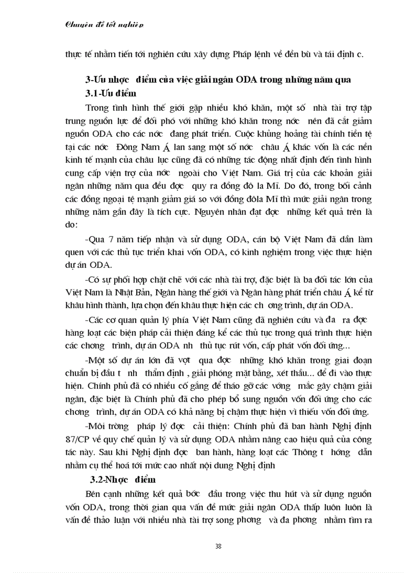 image for page Những giải pháp nhằm đẩy nhanh tiến độ giải ngân nguồn vốn hỗ trợ phát triển chính thức ODA tại Việt Nam giai đoạn 2001 2005