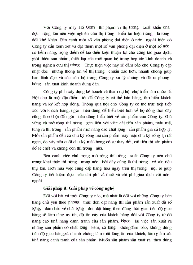 image for page Một số giải pháp nhằm nâng cao khả năng cạnh tranh của Công ty may Hồ Gươm