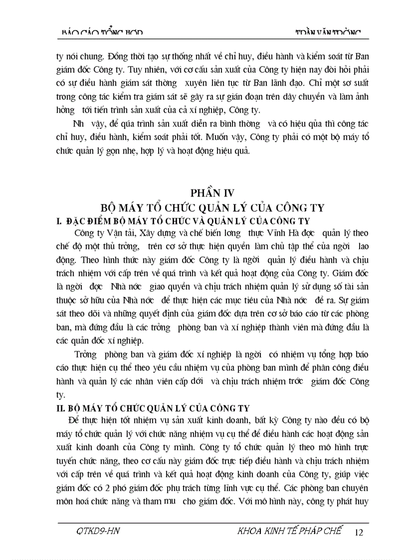 image for page Kiến nghị và giải pháp nhằm hoàn thiện công tác quản trị doanh nghiệp tại Công ty Vận tải Xây dựng và chế biến lương thực Vĩnh Hà 1