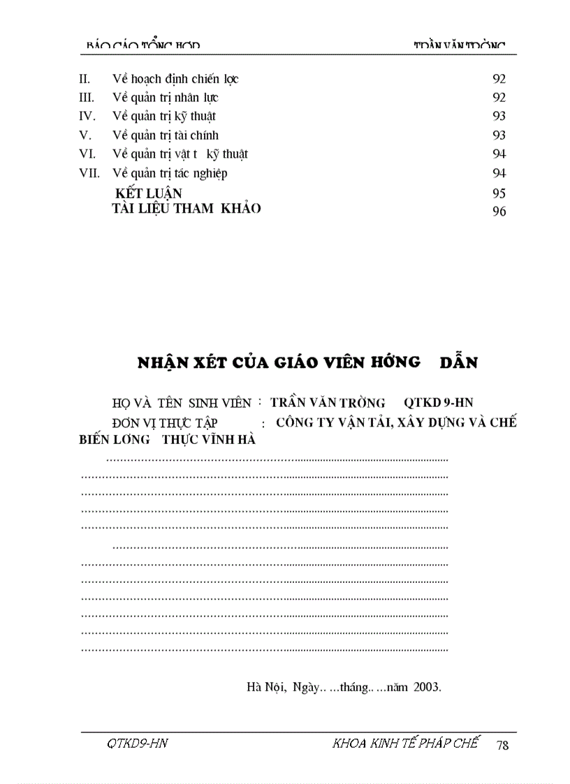 image for page Kiến nghị và giải pháp nhằm hoàn thiện công tác quản trị doanh nghiệp tại Công ty Vận tải Xây dựng và chế biến lương thực Vĩnh Hà 1