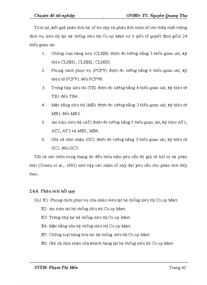 image for page Nghiên cứu các yếu tố ảnh hưởng đến sự hài lòng của khách hàng đối với dịch vụ bán hàng của hệ thống siêu thị CoopMart